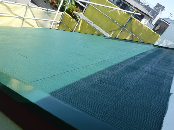 屋根塗装の完了