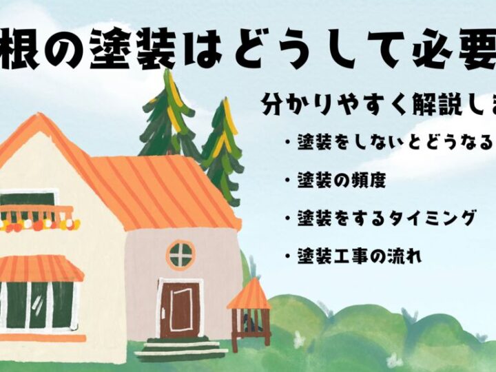 屋根の塗装はどうして必要？のサムネイル